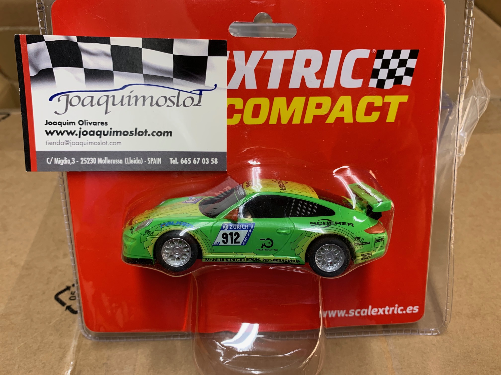 scalextric compat Porsche 911 GT3 Bott Scalextric Compact 1:43